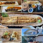 白焼定食＋肝焼き