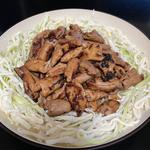 モツ味噌焼き(自宅)