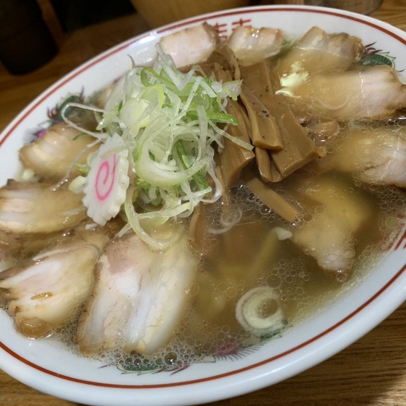 喜多方ラーメン　肉増し　メンマ増し(らーめん心繋 （しんわ）)