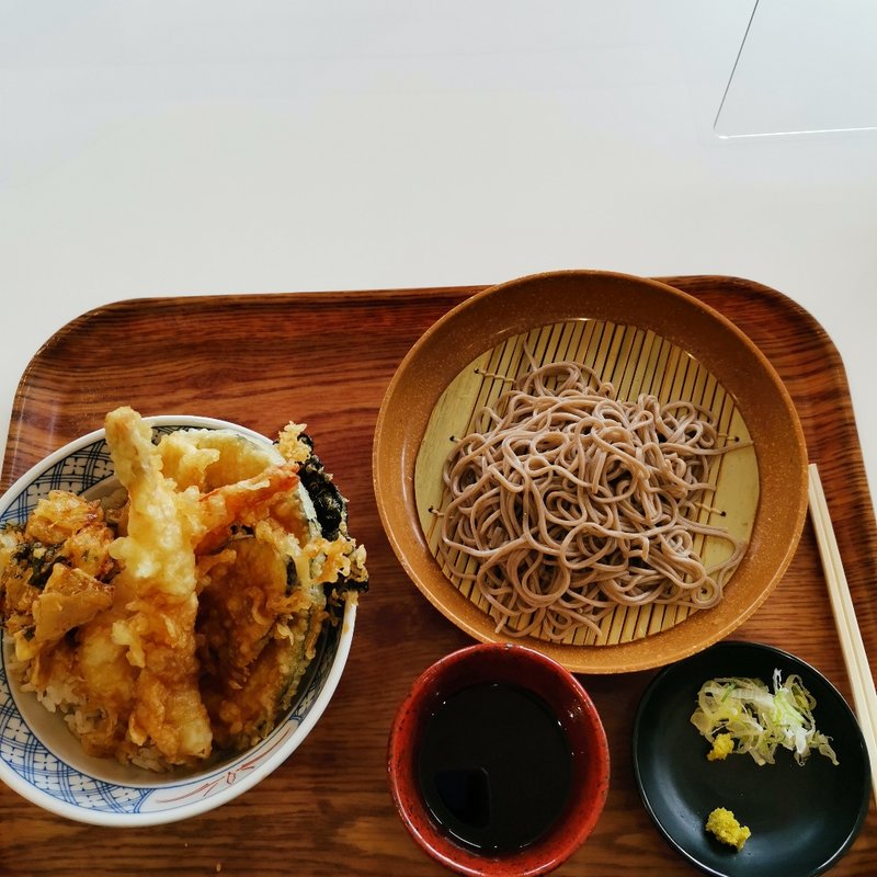 天丼セット(江戸前天丼 濱乃屋 イオンモール札幌発寒)