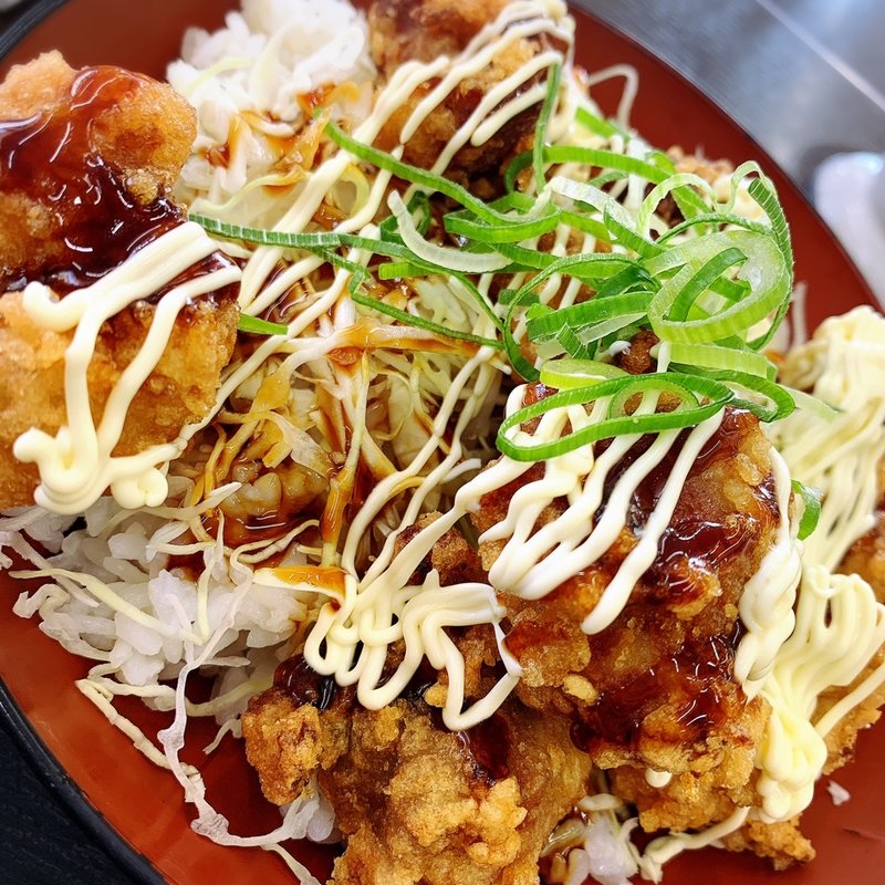 ピリ辛唐揚丼(カツ丼大将 井相田店)