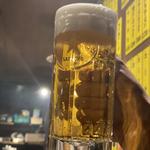 生ビール(ホルモン・焼肉 キムチ)