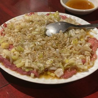 ネギ塩牛タン(ホルモン・焼肉 キムチ)