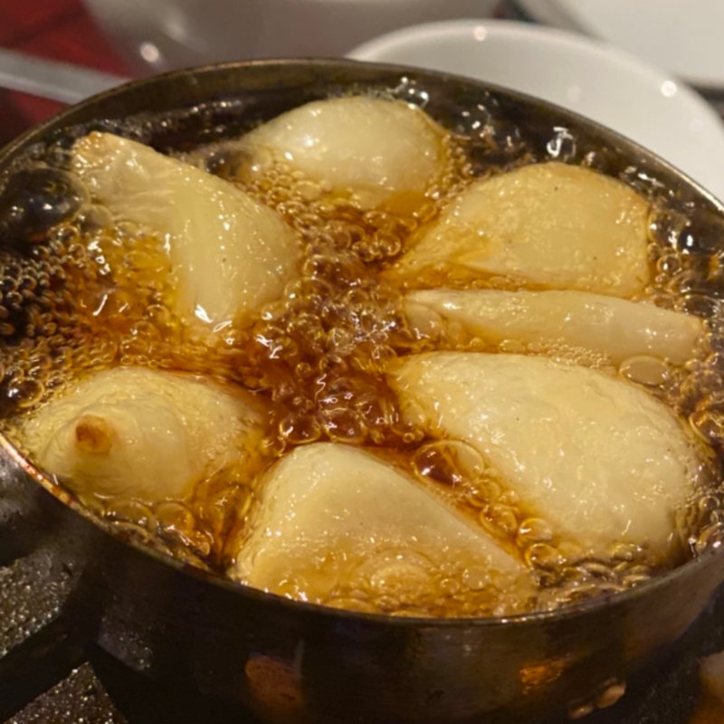 ニンニク焼き(ホルモン・焼肉 キムチ)