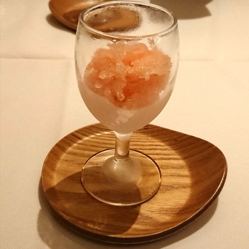 紅玉(りんご)のソルベ(三輪 湯河原)