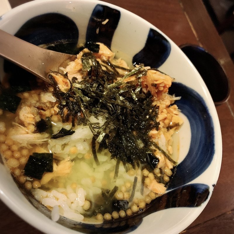 炭焼シャケ茶づけ(鳥乃屋 )