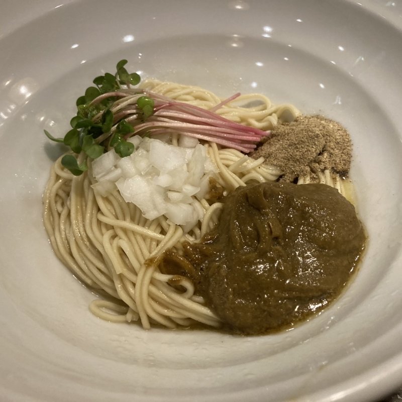 牡蠣玉(かきだま)少なめ(魚々麺 園)