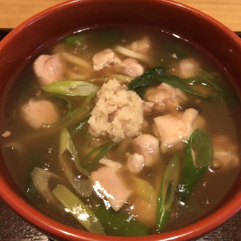 鳥なんあんかけ(京うどん 生蕎麦 岡北（おかきた）)