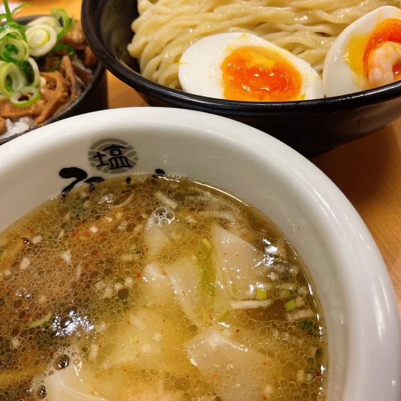 塩つけ麺ひるがお盛り(ひるがお 東京駅店 )