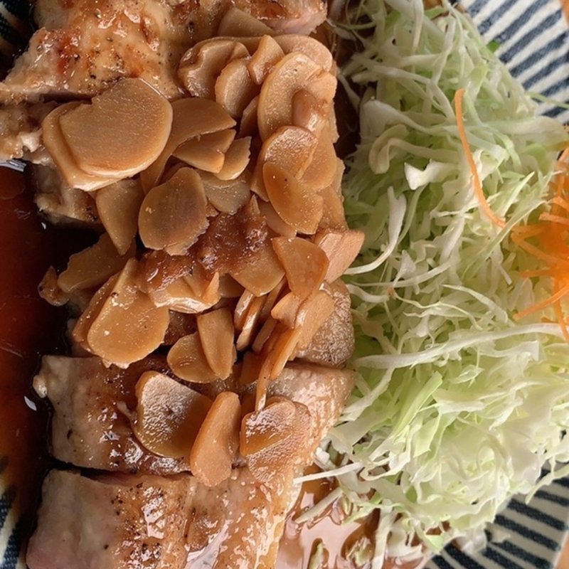 とろガーリックステーキ定食(林牧場 福豚の里 とんとん広場 )