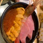 ウニ・イクラ・海鮮丼(鮨國 )