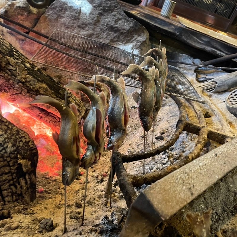 榛名山コース岩魚焼物(魚籠屋 （びくや）)
