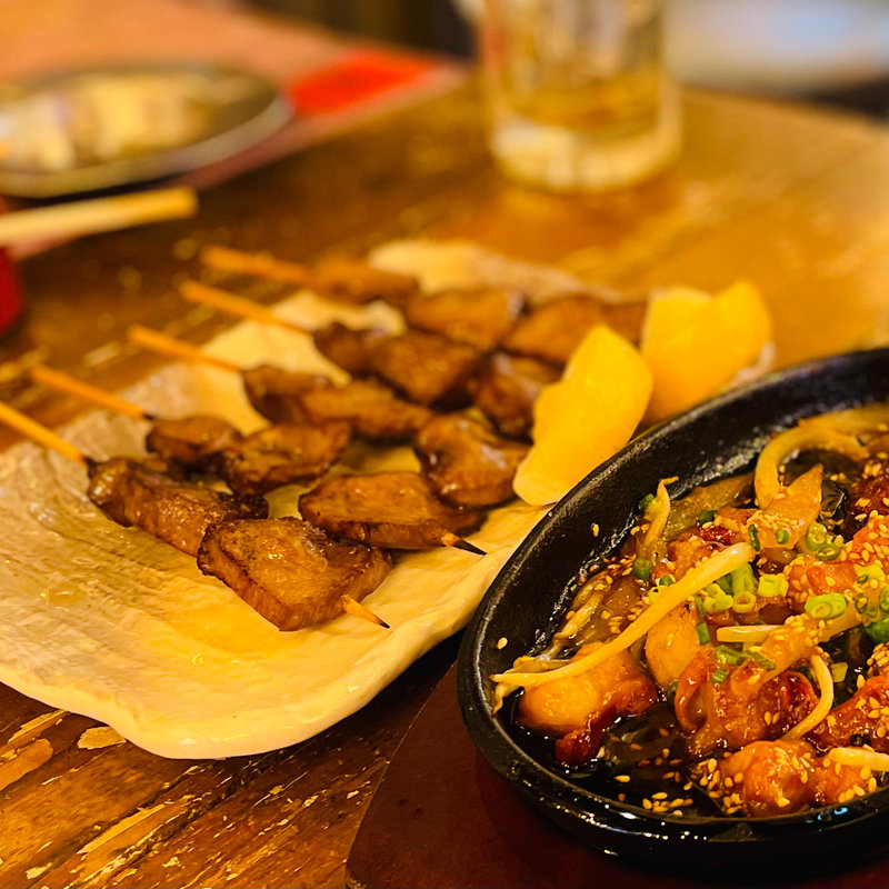 タンの串焼き（タン元）(牛の最上 有楽町産直横丁)