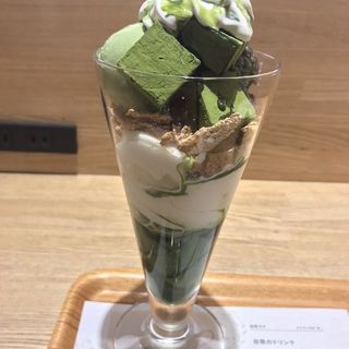 抹茶生チョコパフェ(ナナズグリーンティー 京都ポルタ店)