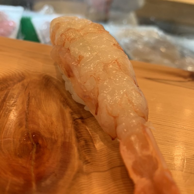 赤海老握り(海鮮すし処 下駄や （カイセンスシドコロゲタヤ）)