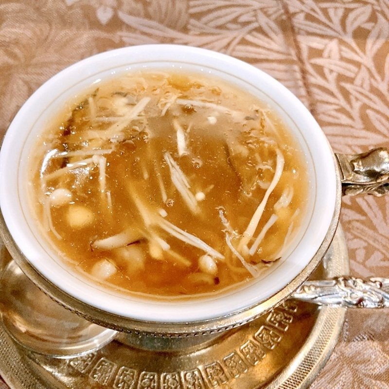 四季のフカヒレシャンタンスープ（オプション）(海鮮薬膳中華トンフォン （【旧店名】東風）)