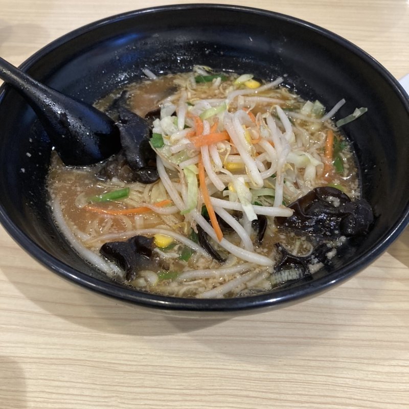 味噌らーめん＆高菜炒飯セット(竜の食堂)