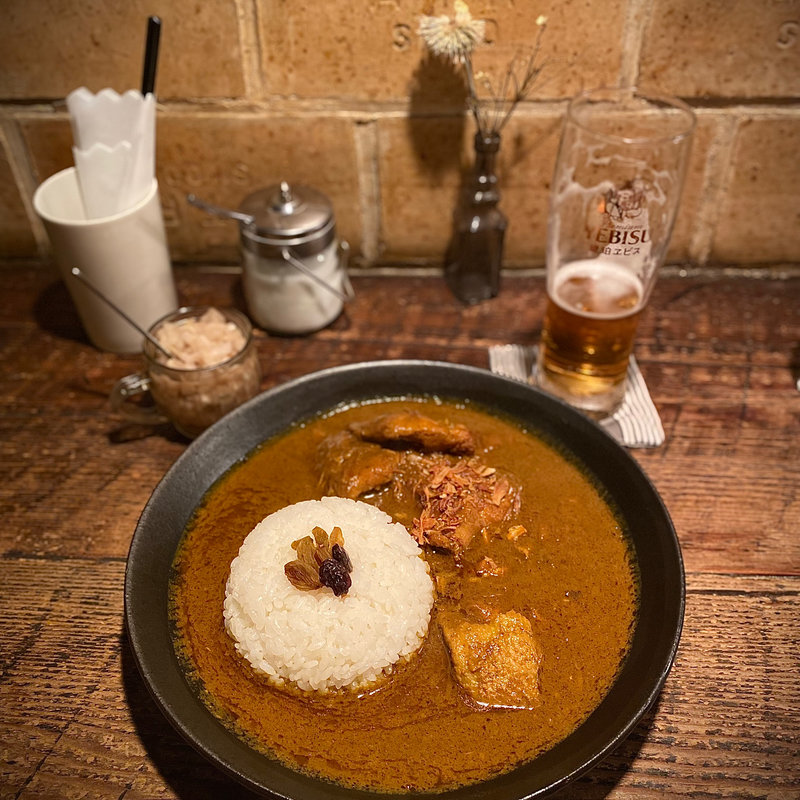スパイシィチキンカレー(ほんやら洞)