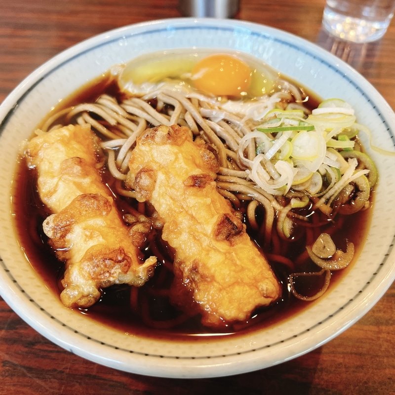 ちくわ天玉そば(雪国 )