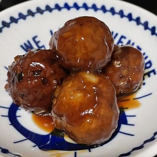 黒酢肉団子(自宅)