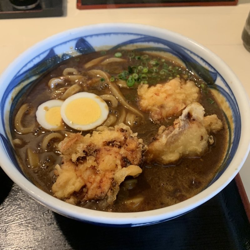 とり天カレーうどん(手しごと讃岐うどん 讃々 （さんさん）)