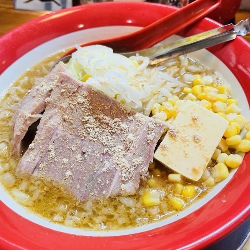 ジョニーの味噌、バタートッピング(手打ち極太麺　ジョニーの味噌 )