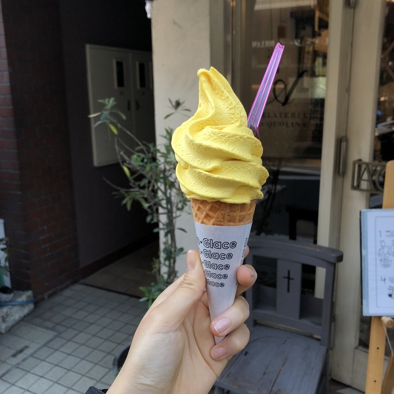 カボチャメープルジャラートソフト(ジェラテリアアクオリーナ （GELATERIA ACQUOLINA）)