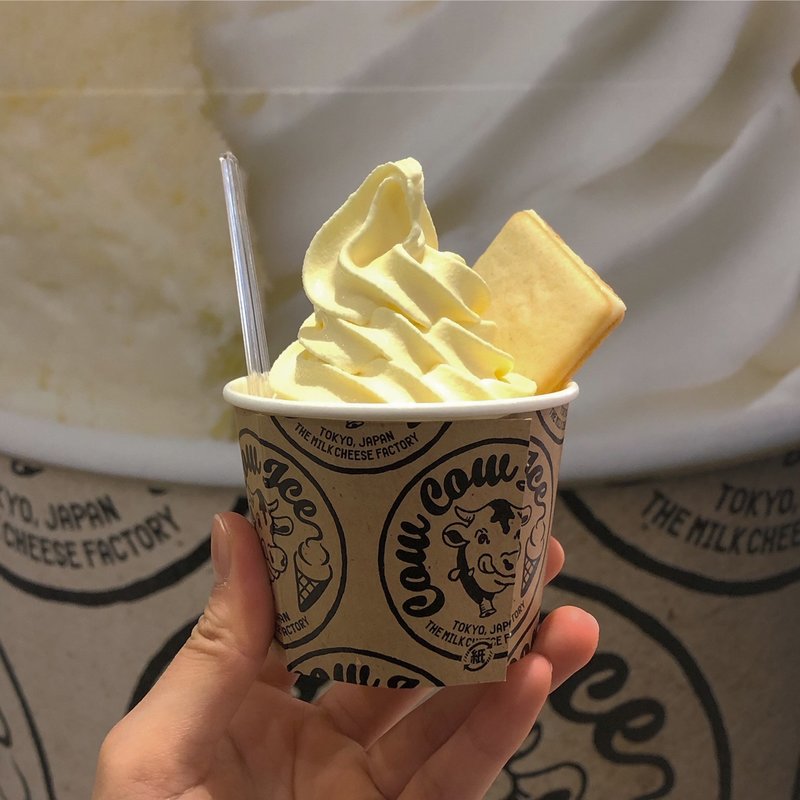 チーズソフトクリーム(東京ミルクチーズ工場 羽田空港第1ターミナル)