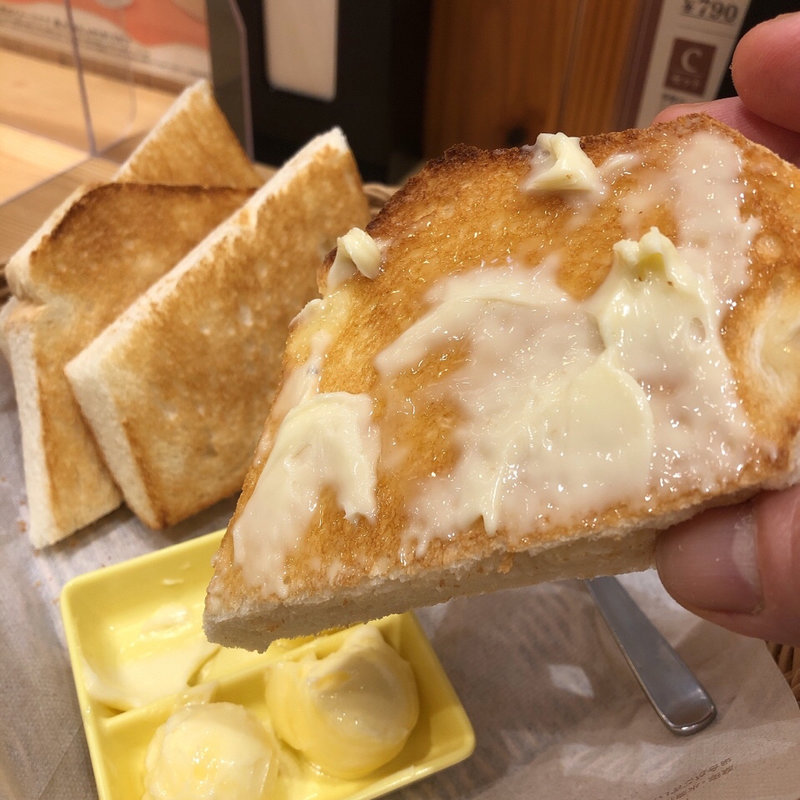 バタートースト(コメダ珈琲 アリオ八尾)