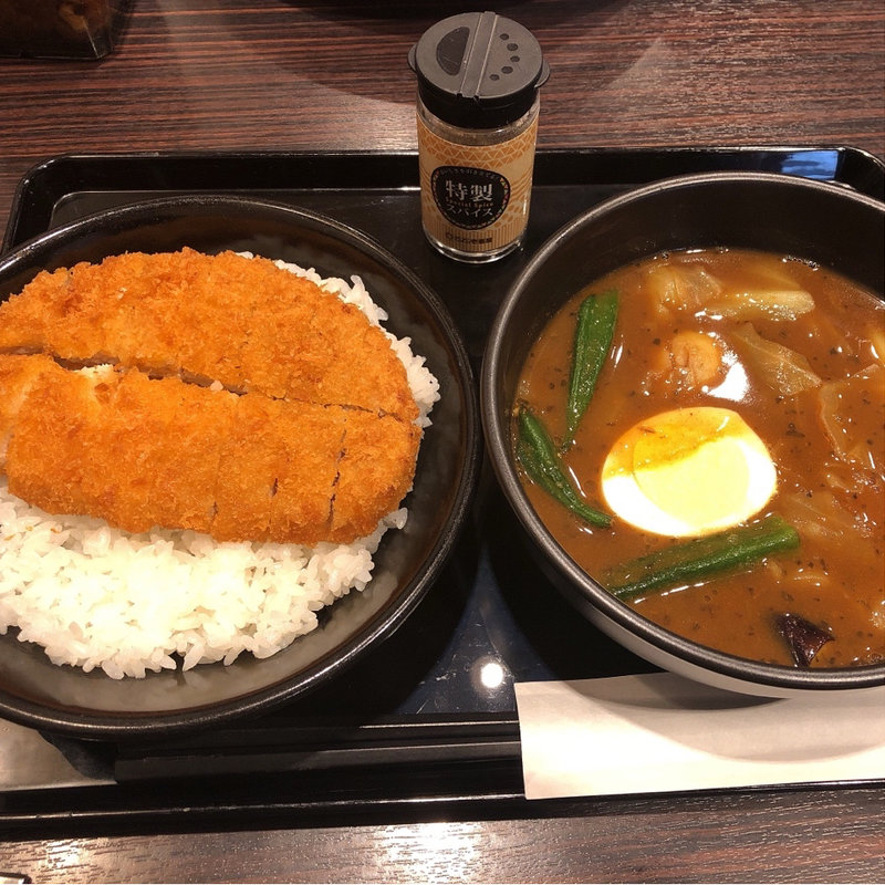 スープカレー かつトッピング(CoCo壱番屋 近鉄八尾駅店)
