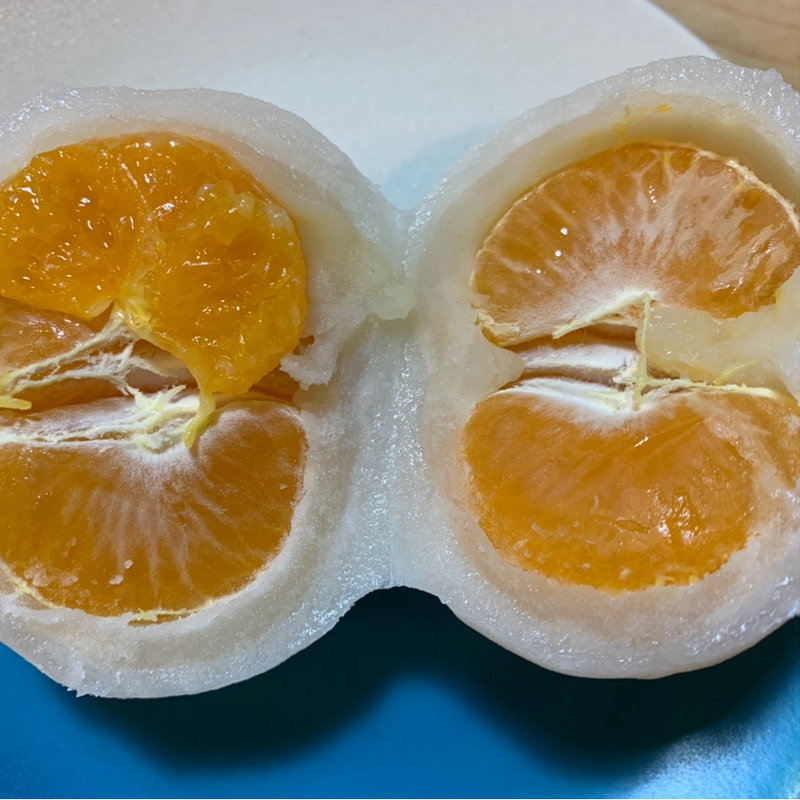 フルーツ大福　みかん(仙台菓寮　梵天◯ 一番町店)