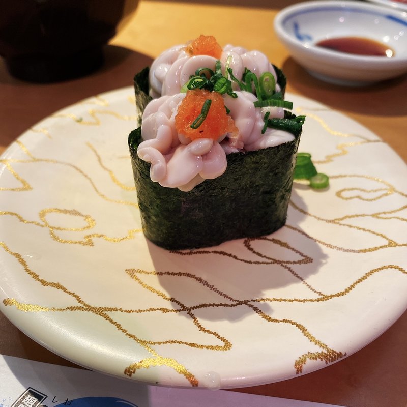 白子の軍艦(廻鮮寿司　塩釜港 塩釜店 （かいせんずし しおがまこう）)