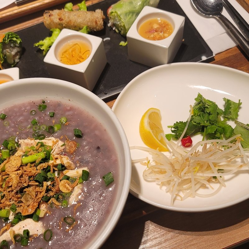選べるお粥セット(ベトナム料理 ロータスパレス 池袋東武スパイス Vietnamese Restaurant Lotus Palace Ikebukuro)