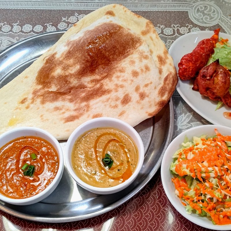 Jセット(カレー2種)(ビザヤ)