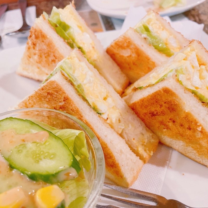 たまごトースト(ぽえむ 小平店)