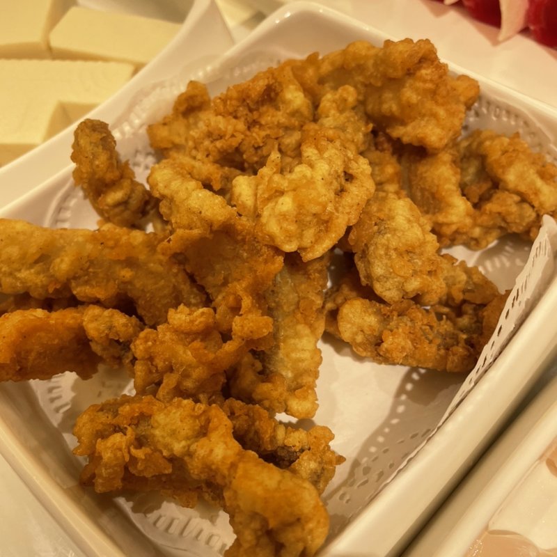 豚の唐揚げ(海底撈火鍋)