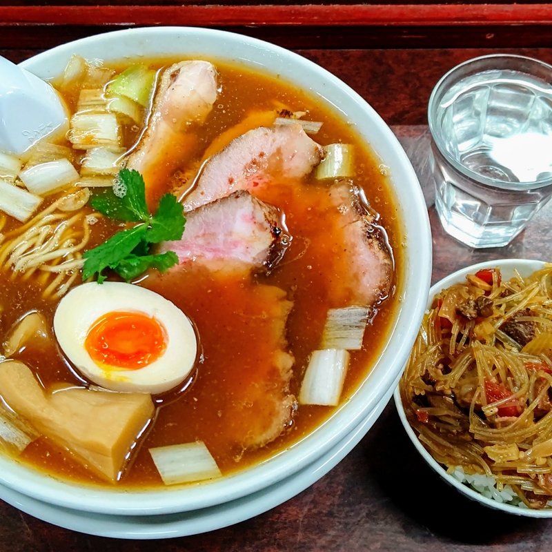コク醤油ラーメン(すず喜)