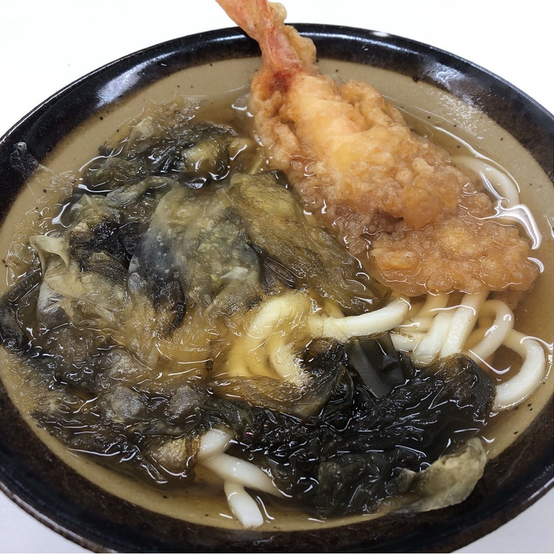 天ぷら昆布うどん(手打ちうどん こんぴらさん)