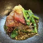 ぶりとかぶら菜 胡麻和え(エーストア)