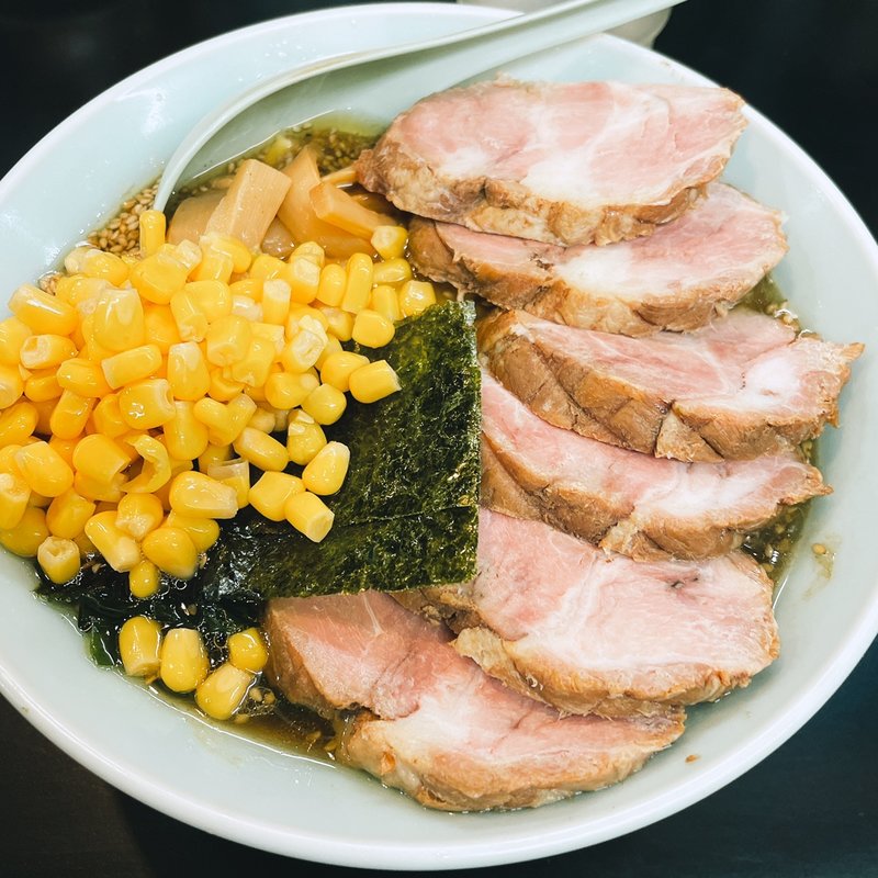 コーンバターチャーシュー麺(大雄ラーメン)