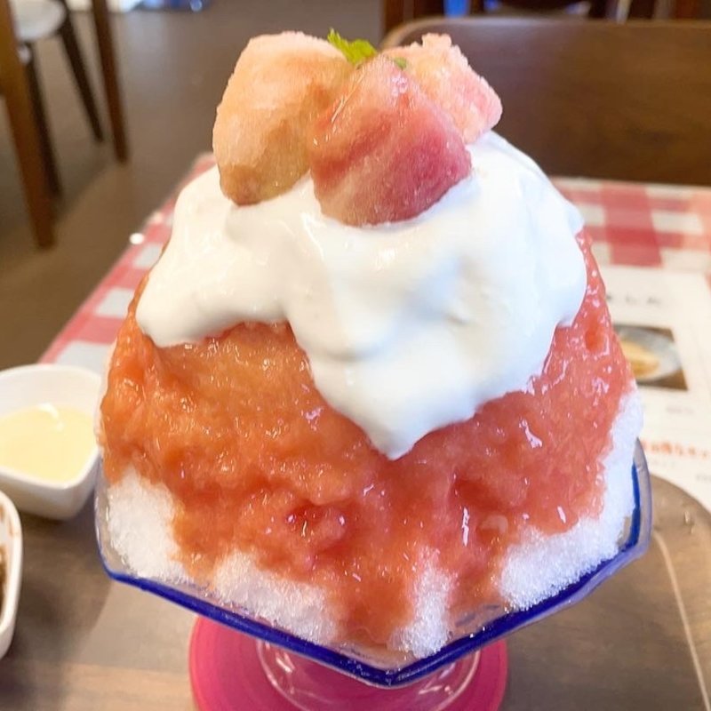 今帰仁グァバ＆バナナ、練乳、あんこトッピング(果報 （カフー）)