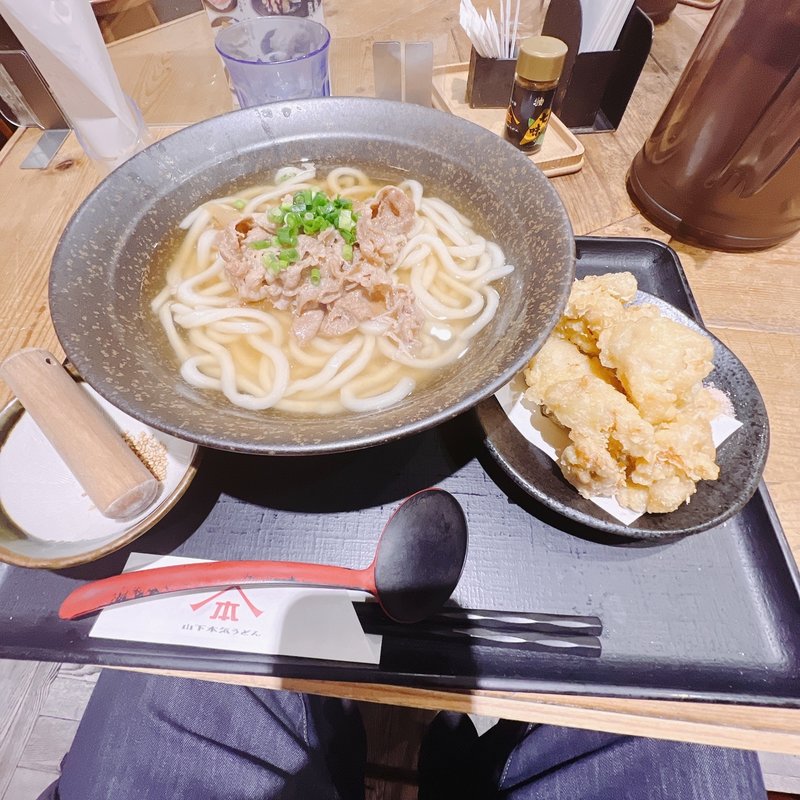 肉うどん(山下本気うどん 渋谷並木橋)