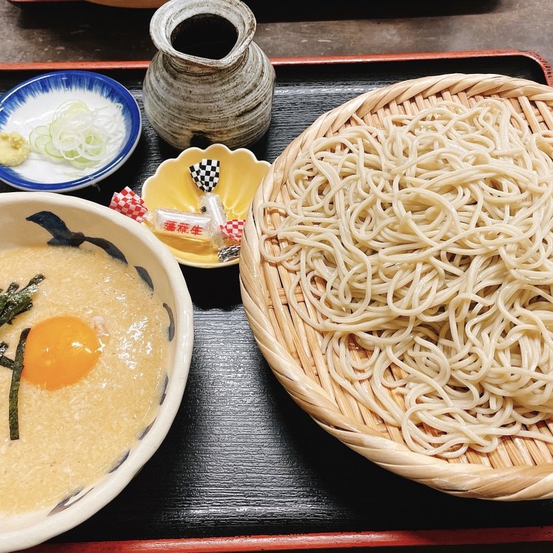 とろろそば(そばごちそう門前 （深大寺そば）)