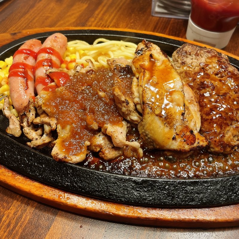 町田店店長考案メニュー 満腹盛り(ステーキのくいしんぼ 中目黒店 )