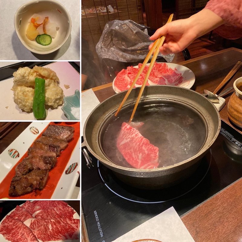 しゃぶしゃぶ和牛霜降り肉(木曽路 馬車道店)