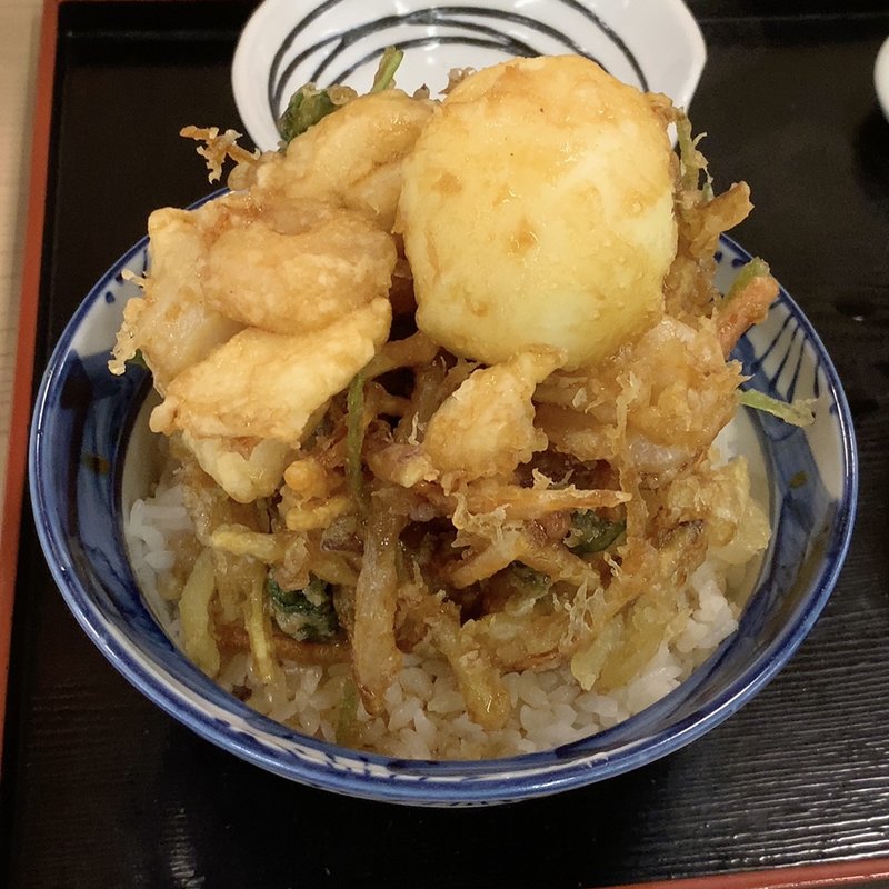海鮮マックスかき揚げ半熟玉子天丼(とろたく)