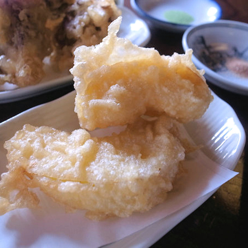 リンゴ天(田舎 うどん てつ)