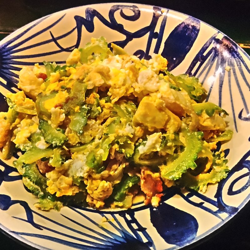 ゴーヤチャンプルー(きんぱぎんぱ （金波銀波）)