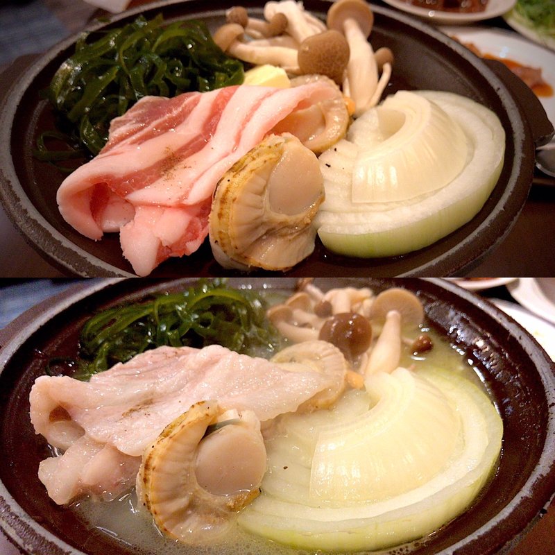 白金豚の陶板焼き(浄土ヶ浜パークホテル )