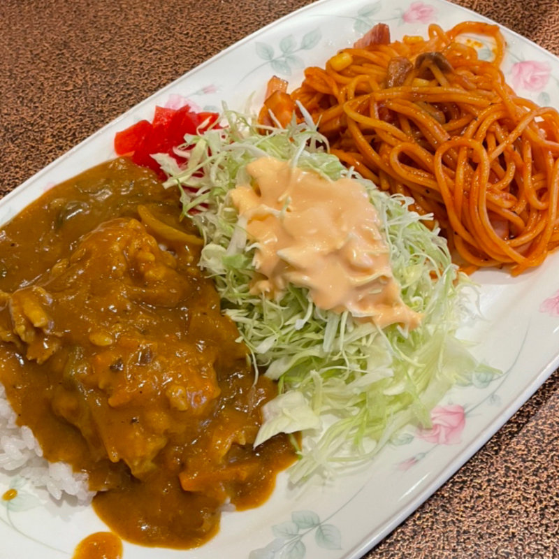 ナポリタン&カレーセット(モリノ)